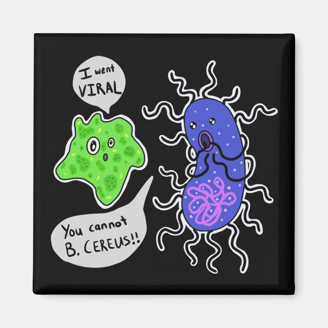 Viral Microbes Magnet (Front)