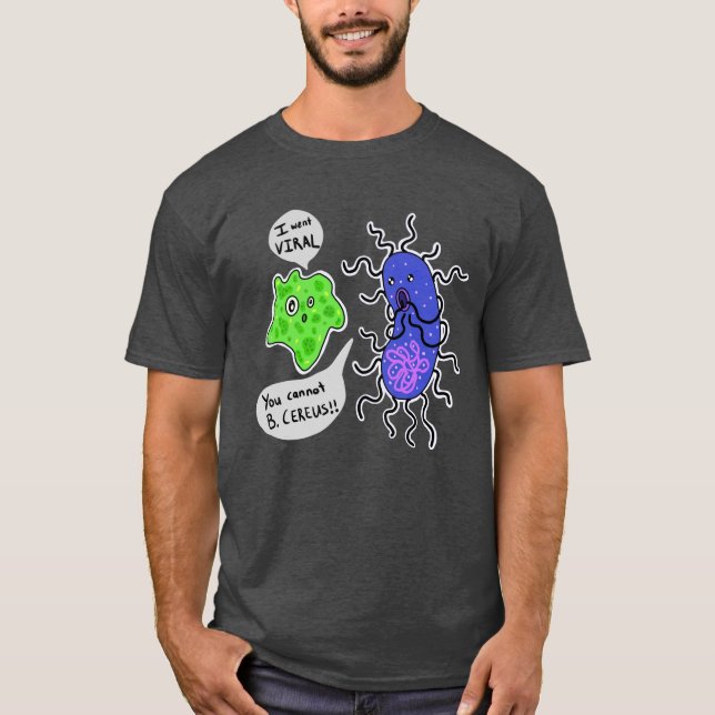 Viral Microbes T-Shirt (Front)