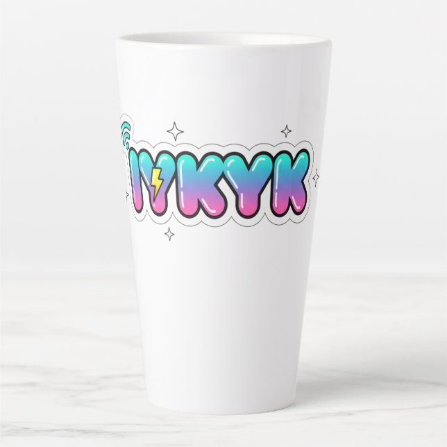 ViralVibes Collection Latte Mug (Front)