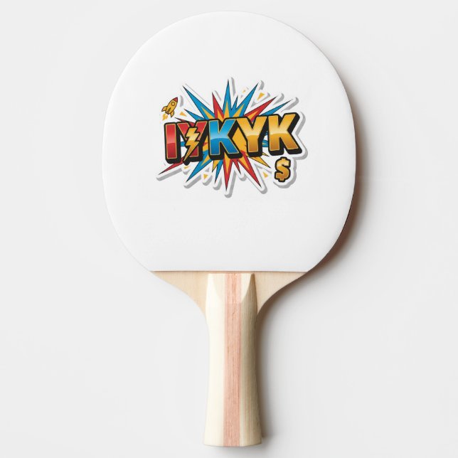 ViralVibes Collection Ping Pong Paddle (Front)
