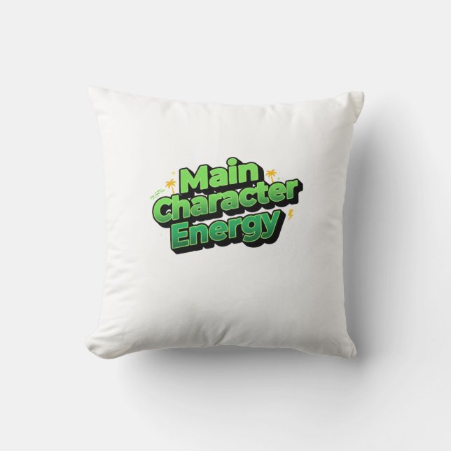 ViralVibes Collection Throw Pillow (Front)
