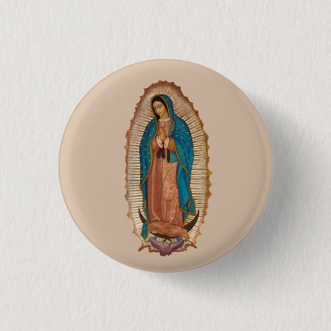 Virgen de Guadalupe Button (Front)