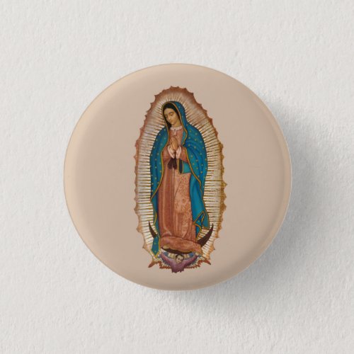Virgen de Guadalupe Button