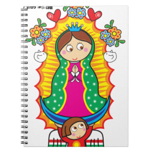 Virgen De Guadalupe Caricatura Office Supplies & School Supplies | Zazzle