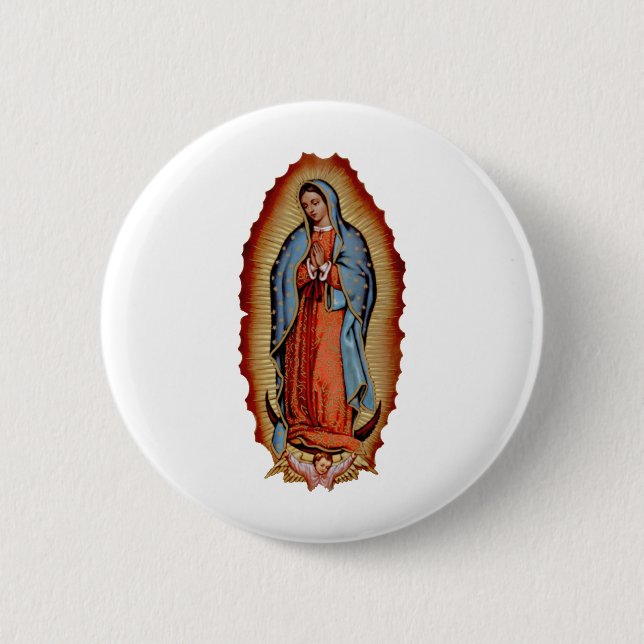 VIRGEN DE GUADALUPE COLECTION PINBACK BUTTON (Front)