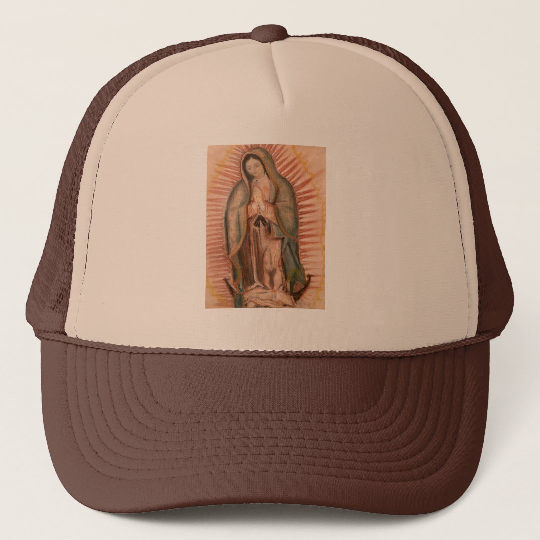 Virgen de Guadalupe Custom Hat Zazzle