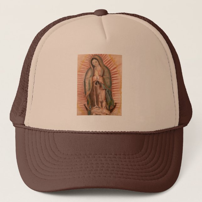 Virgen de Guadalupe Custom Hat  (Front)