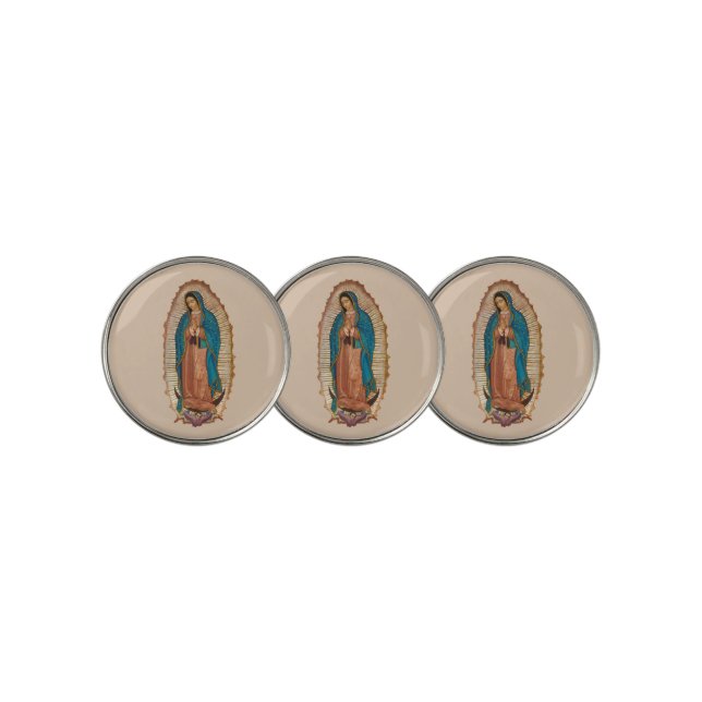Virgen de Guadalupe Golf Ball Marker (3 Up)