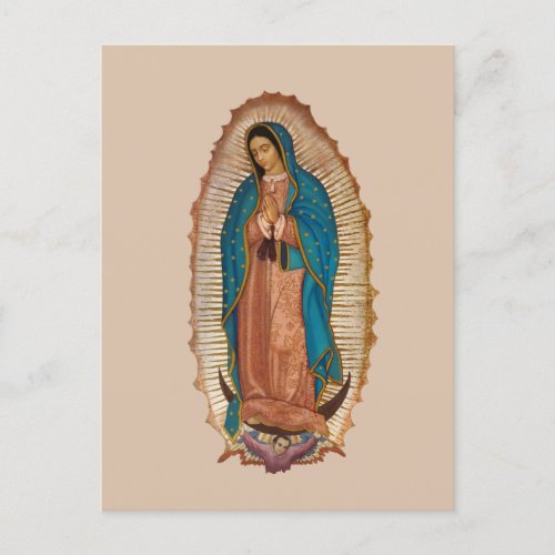Virgen de Guadalupe Holiday Postcard