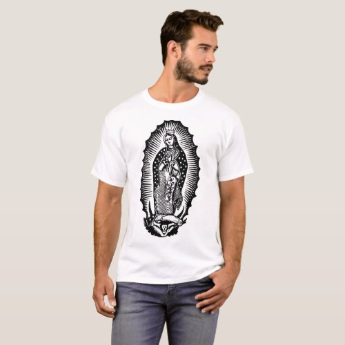 Virgen De Guadalupe Illustration T_Shirt