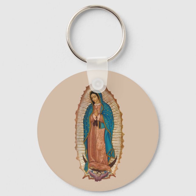 Virgen de Guadalupe Keychain (Front)