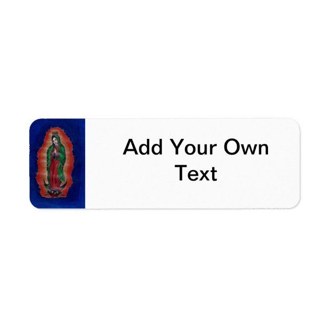 Virgen de Guadalupe Label (Front)