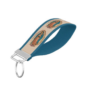 Virgen de Guadalupe - left hand side Wrist Keychain