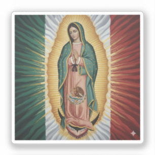 Virgen de Guadalupe - Mexico Sticker