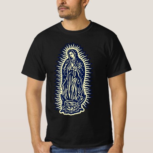 Virgen De Guadalupe Mother Mary Virgin Mother C T_Shirt