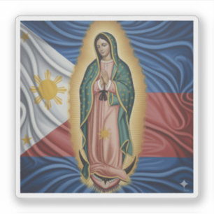 Virgen de Guadalupe - Philippines Sticker