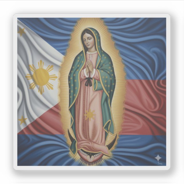 Virgen de Guadalupe - Philippines Sticker (Front)