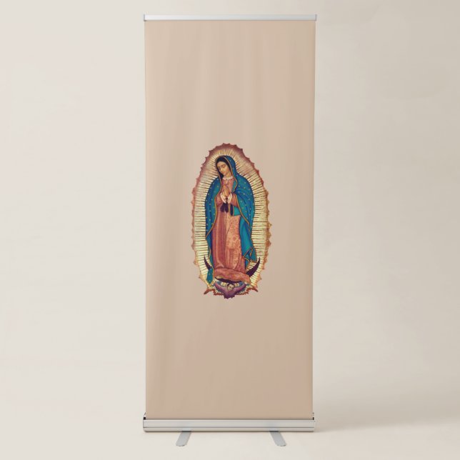 Virgen de Guadalupe Retractable Banner (Front)