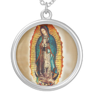 Virgen de Guadalupe Silver Necklace