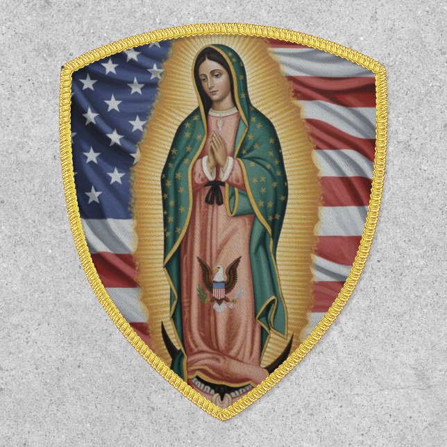 Virgen de Guadalupe - USA Patch (Front)