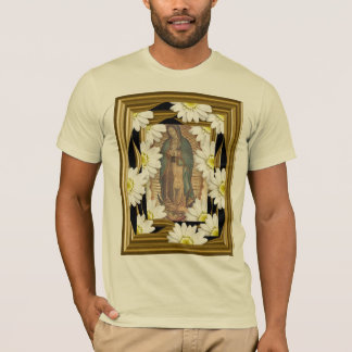 Virgen de Guadalupe (with daisies) T-Shirt