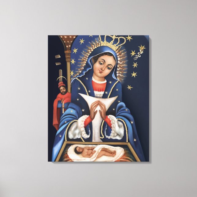 Virgen de la Altagracia Wrapped Canvas Print (Front)