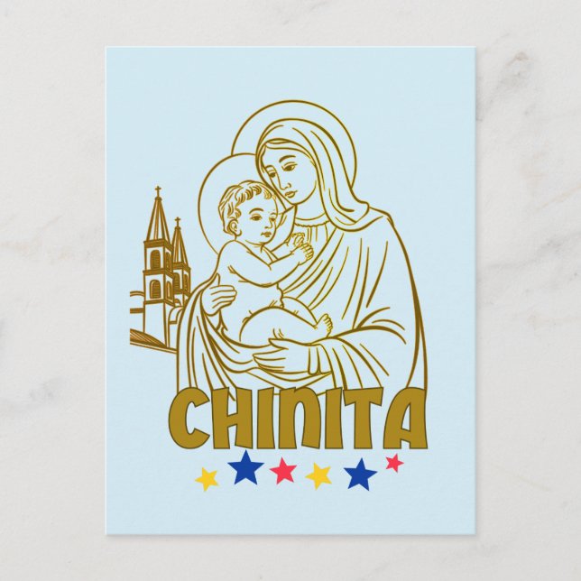 Virgen de la Chinita – Iconic Maracaibo, Venezuela Postcard (Front)