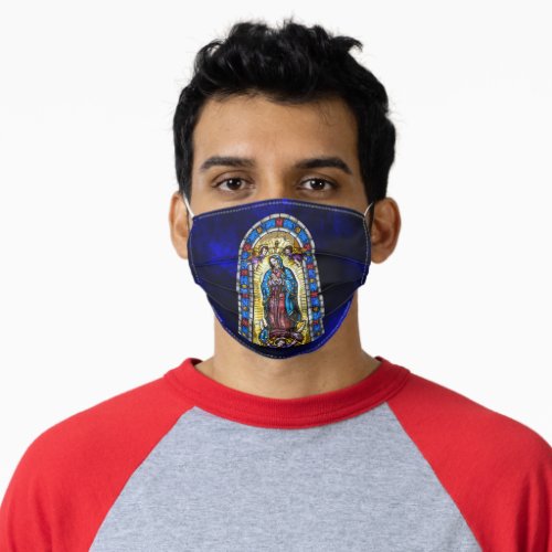 Virgen De La Guadalupe Face Mask with Filter Slot