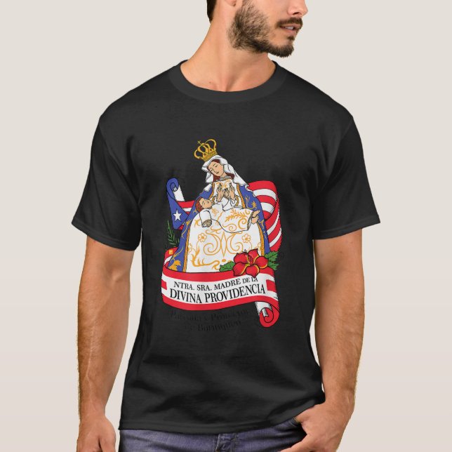 Virgen de la Providencia Patrona de Puerto Rico T-Shirt (Front)
