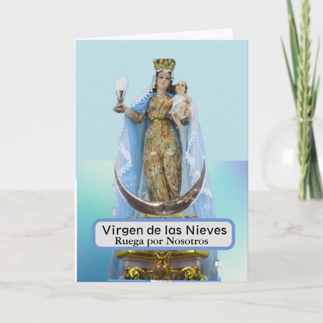 Virgen de las Nieves  Card (Front)