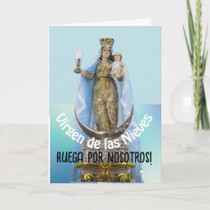 Virgen de las Nieves Card