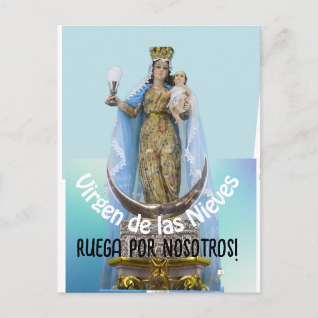 Virgen de las Nieves  Postcard (Front)