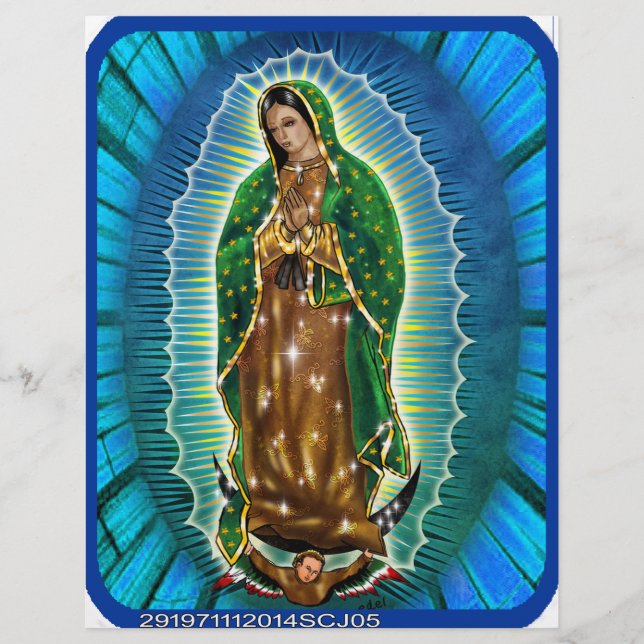 VIRGEN MARIA DE GUADALUPE CUSTOMIZABLE PRODUCTS FLYER (Front)