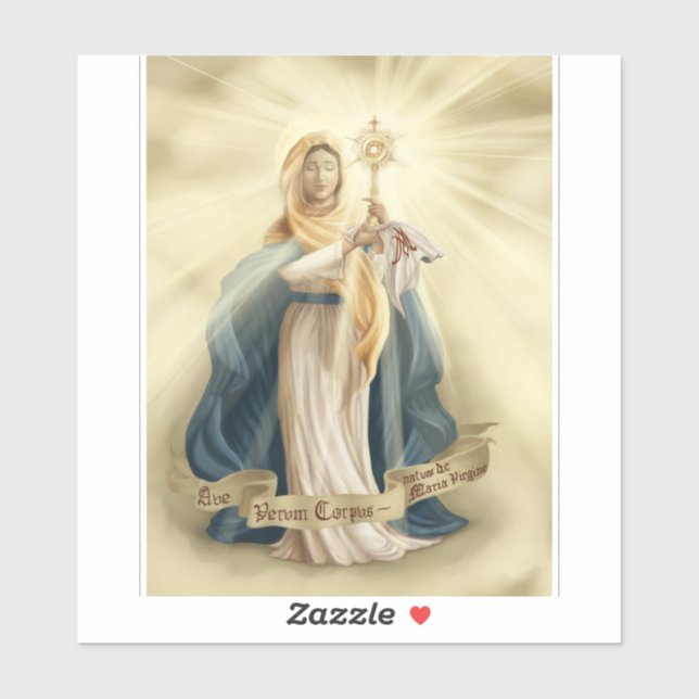 Virgen Maria Sticker (Sheet)