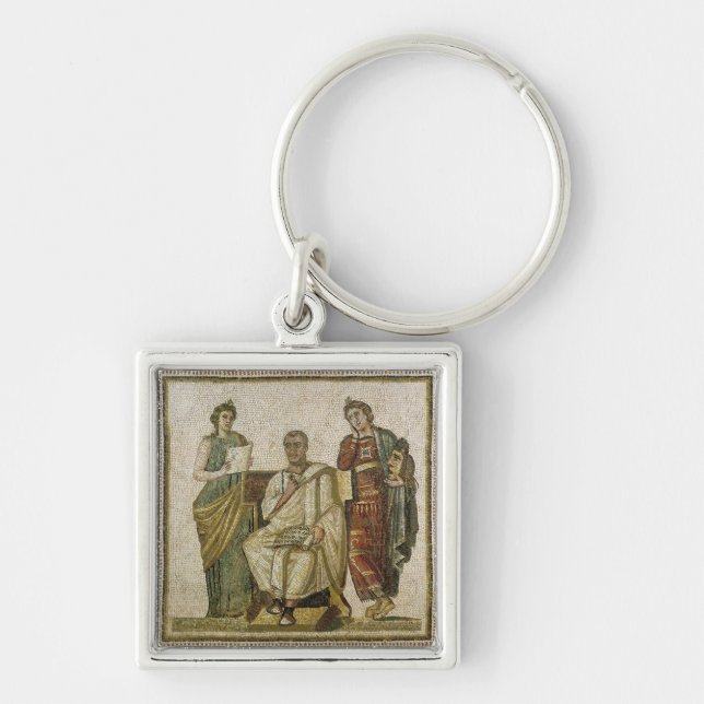 Virgil  and the Muses, from Sousse Keychain (Front)