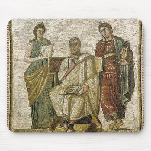 Virgil  and the Muses from Sousse Mouse Pad