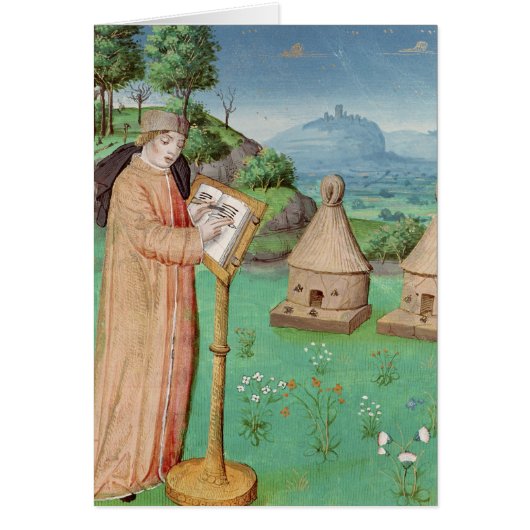 Virgil  writing the Life of Bees Cards (Front)