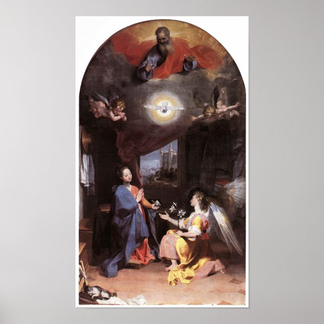 VIRGIN AND ANNUNCIATION ANGEL POSTER (Front)