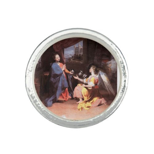 VIRGIN AND ANNUNCIATION ANGEL RING