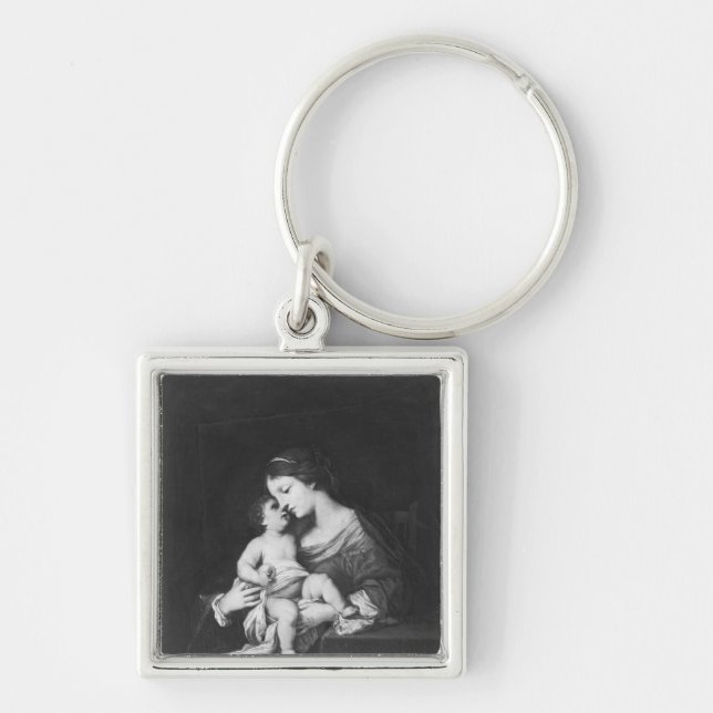Virgin and Child 3 Keychain (Front)