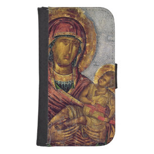 Virgin and Child 3 Galaxy S4 Wallet Case