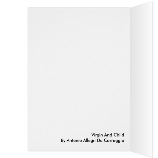 Virgin And Child By Antonio Allegri Da Correggio (Inside (Left))