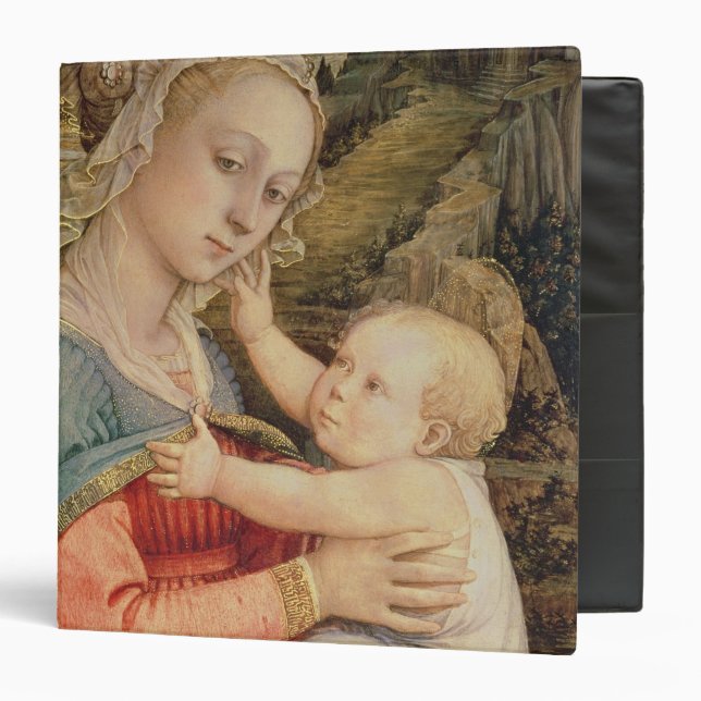 Virgin and Child, c.1465 3 Ring Binder (Front/Inside)