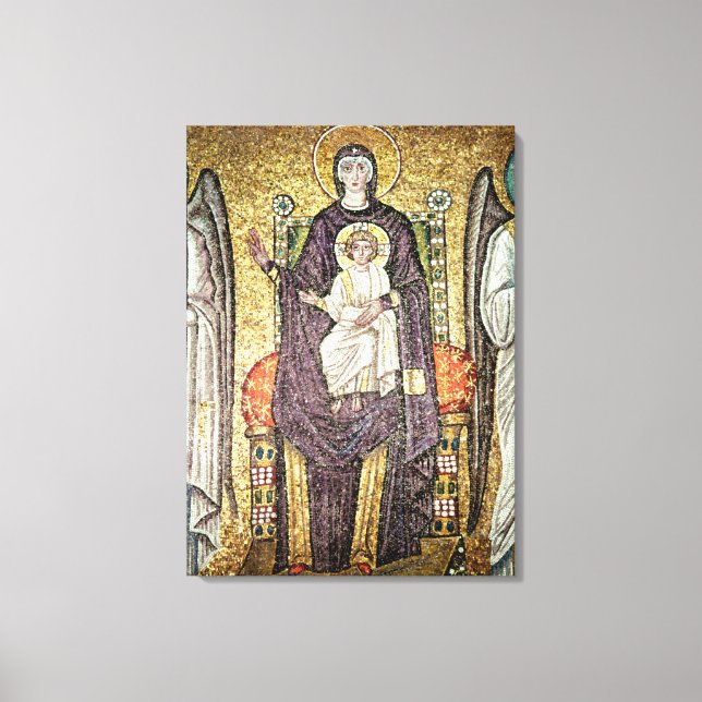 Virgin and Child Canvas Print (Front)