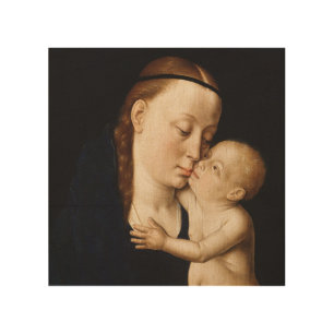 Virgin and Child- christmas Holiday  Wood Wall Art
