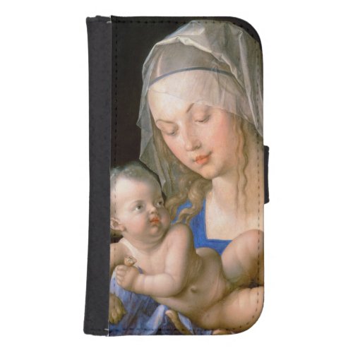 Virgin and child holding a half_eaten pear 1512 galaxy s4 wallet case