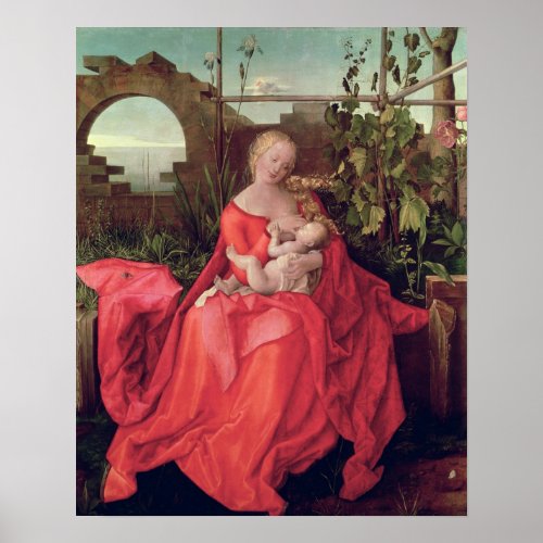 Virgin and Child Madonna with the Iris 1508 Poster