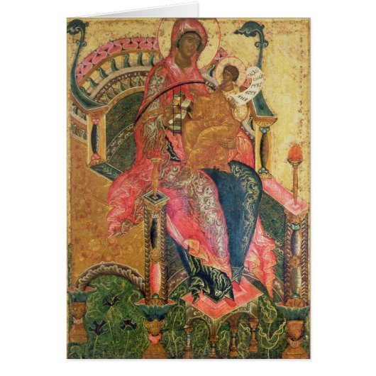 Virgin and Child, Moscow School Cards (Front)