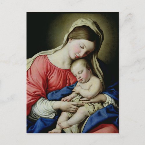 Virgin and Child Postcard