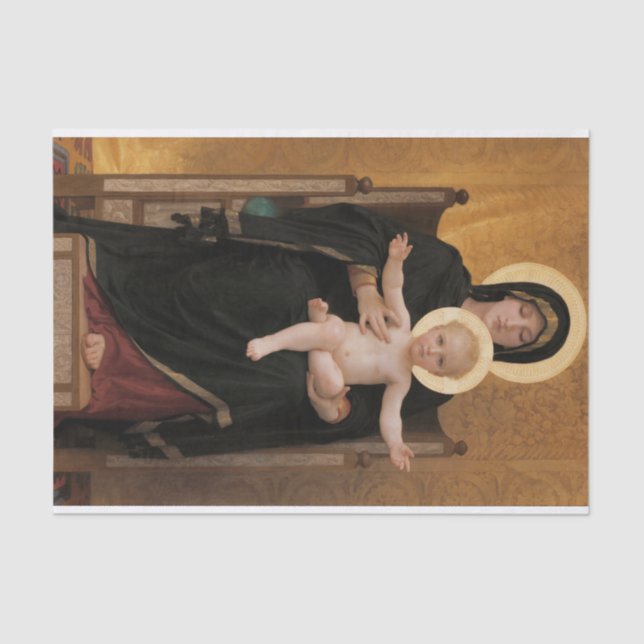 Virgin and Child Tissue Paper (Front)
